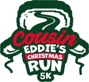 Cousin eddie's christmas run racewire 5k logo