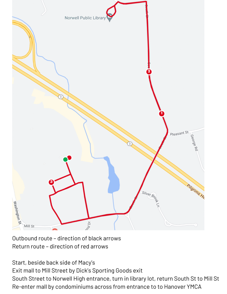 south shore half marathon & 5k 2024 racewire - 5k new route and course map image