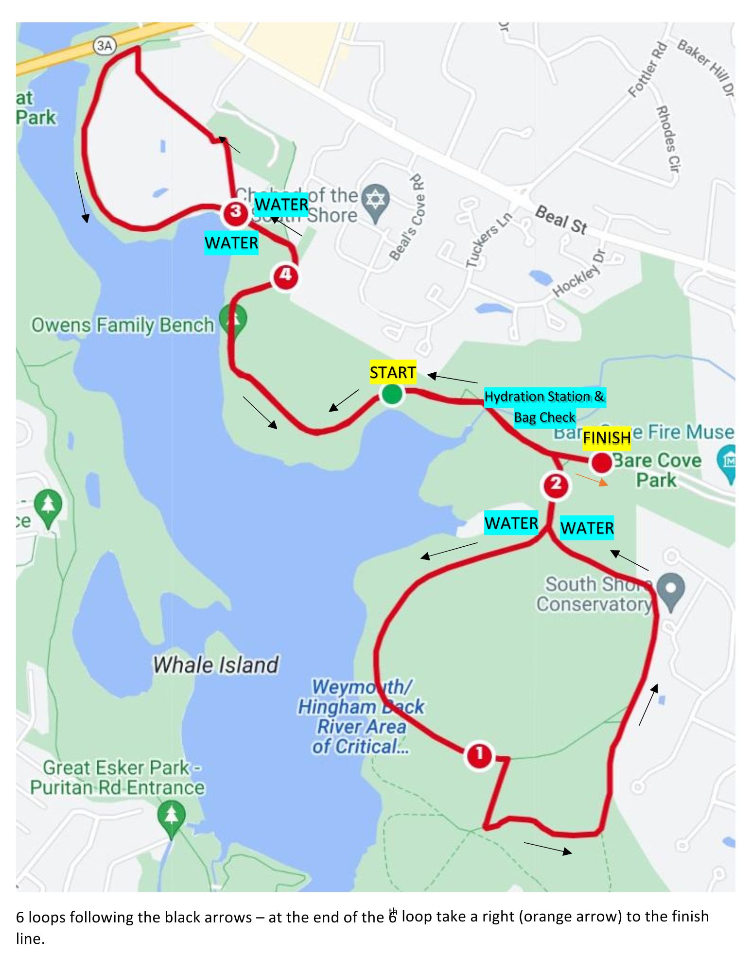 beantown marathon 2025 water stop map