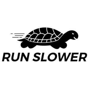 Run Slower Hats Logo for South Shore Half Marathon